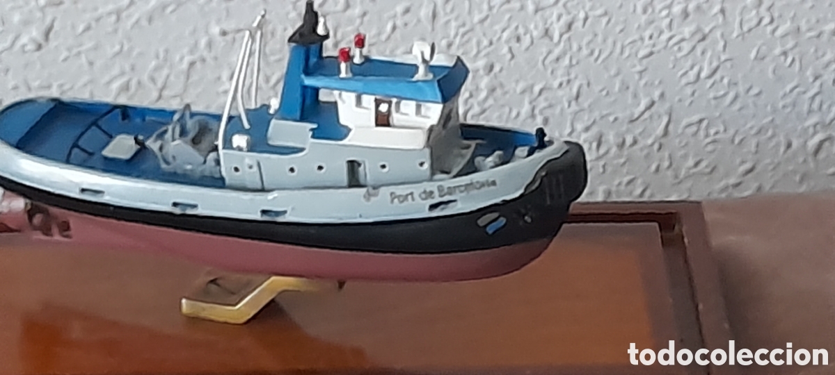 Collezionismo: Maqueta barco puerto de Barcelona