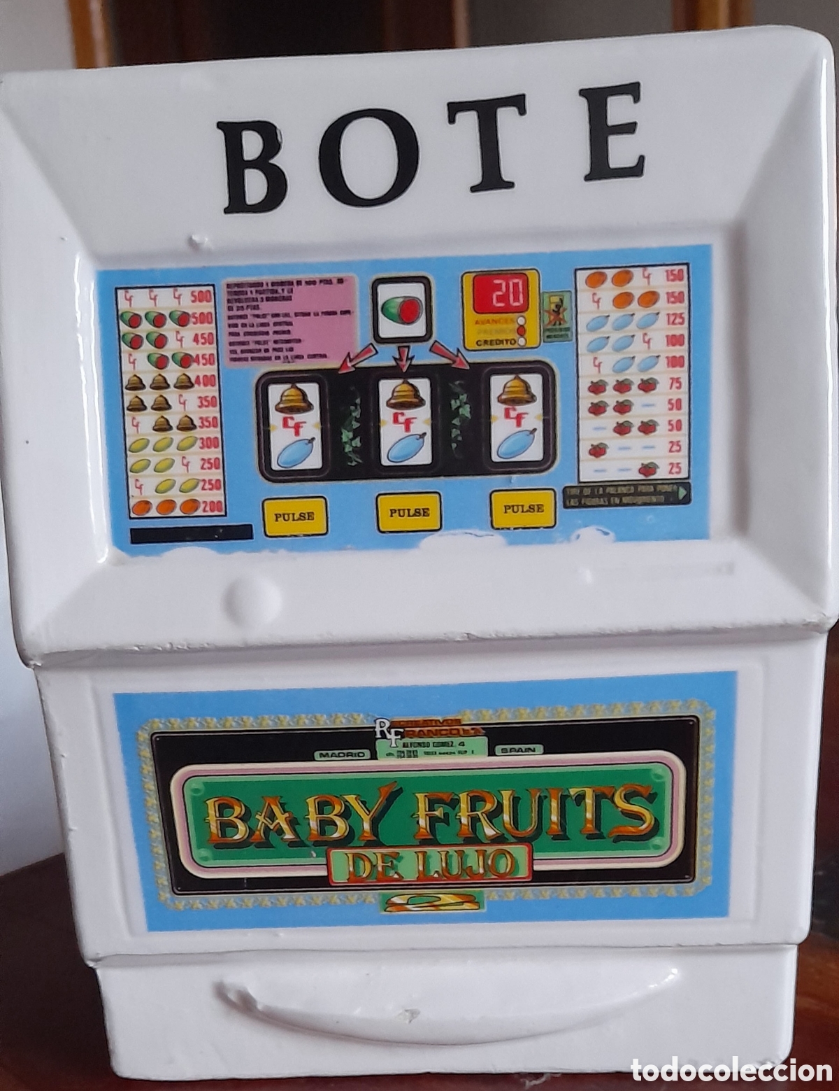 Collecting: Bote propinas codere