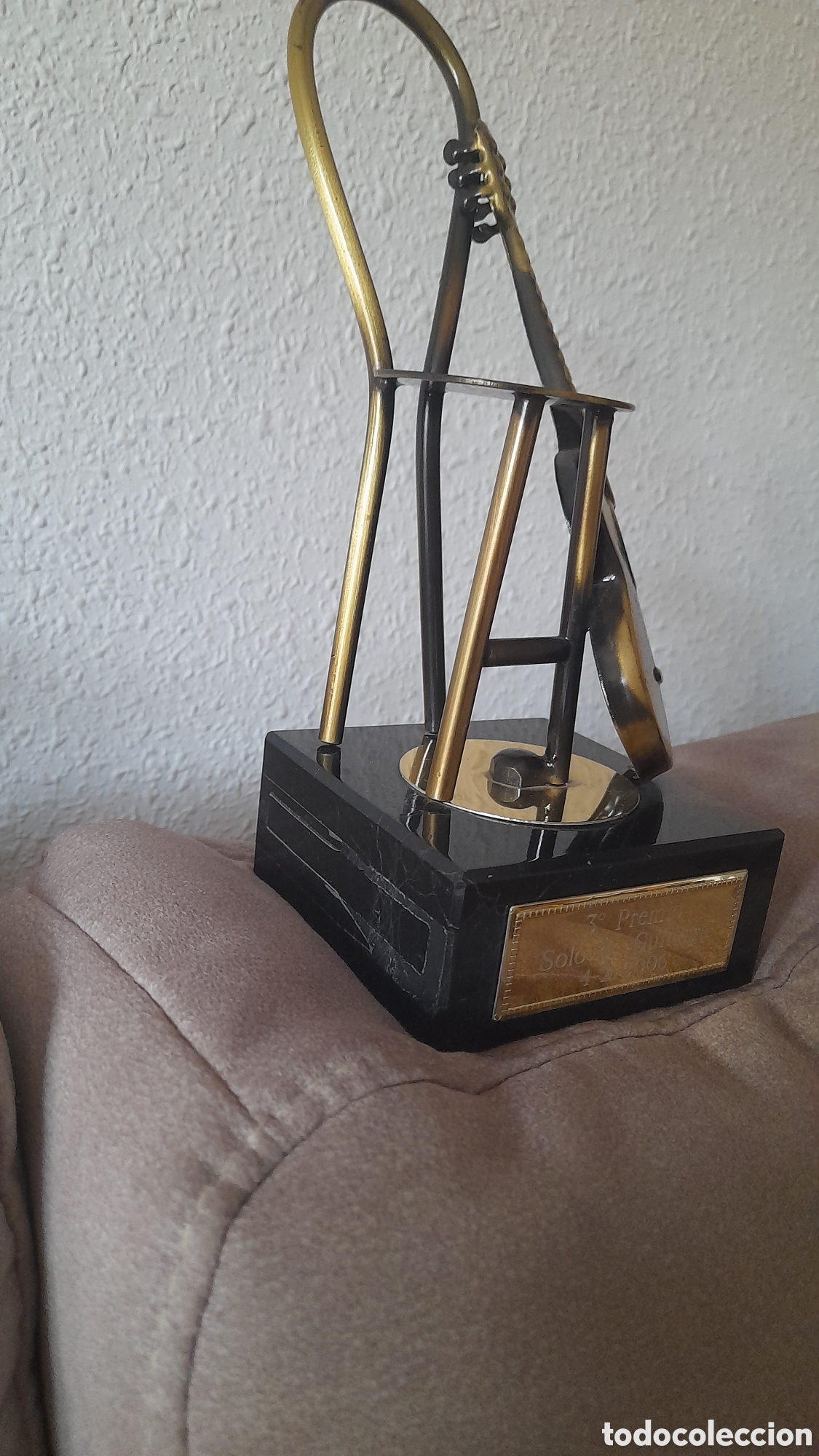 Coleccionismo: Premio trofeo de guitarra - Foto 3