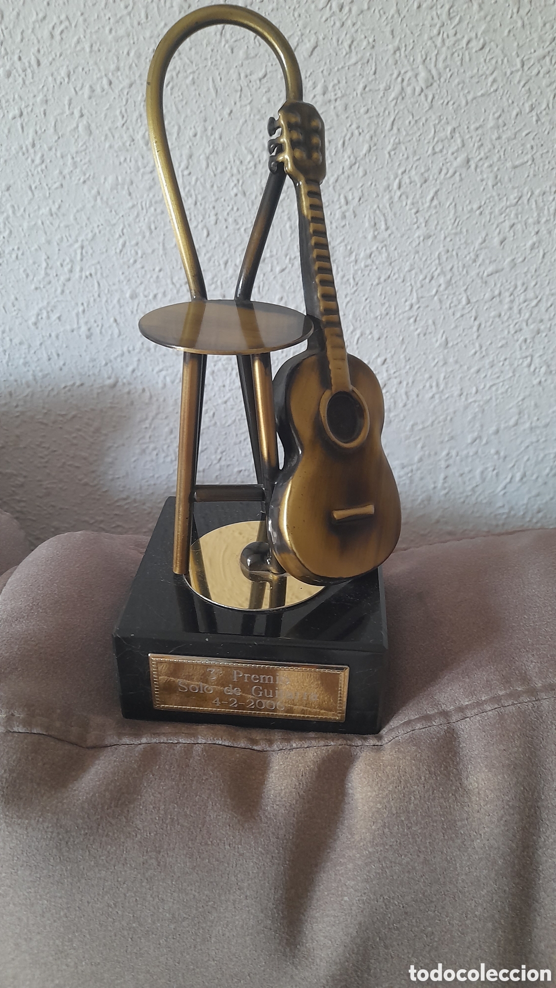 Coleccionismo: Premio trofeo de guitarra - Foto 4