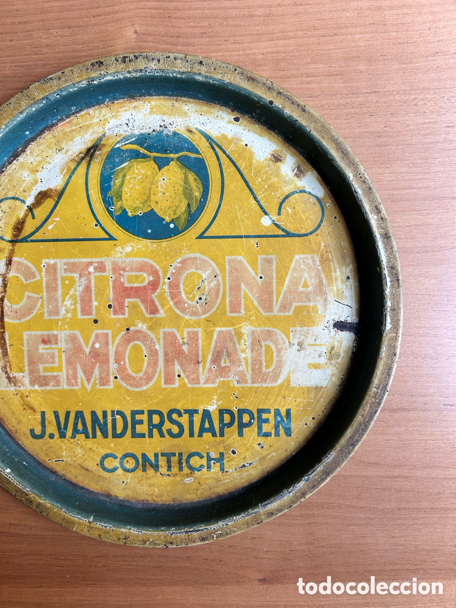 Coleccionismo: Bandeja Citrona Lemonade Hojalata - Foto 2