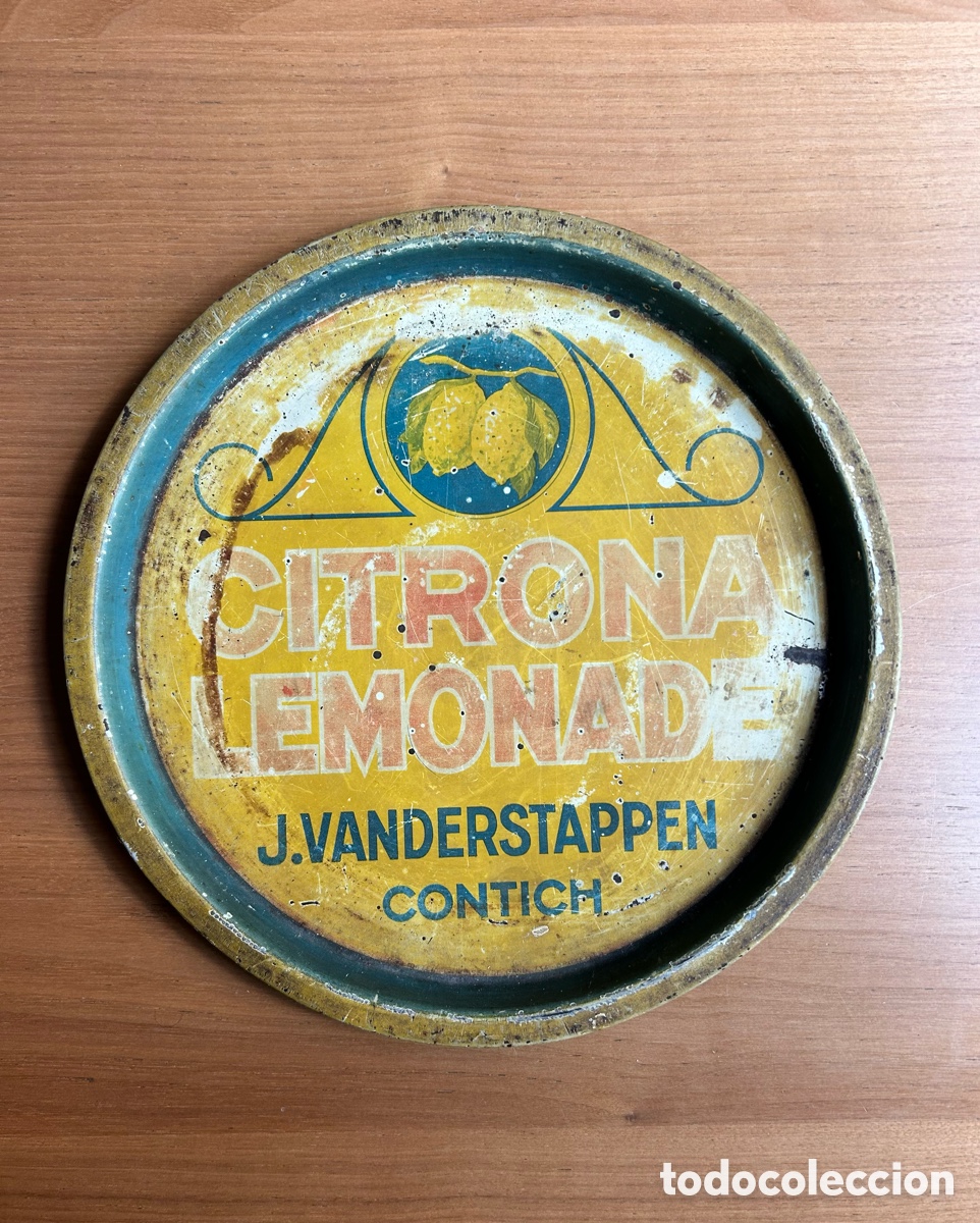 Colecionismo: Bandeja Citrona Lemonade Hojalata