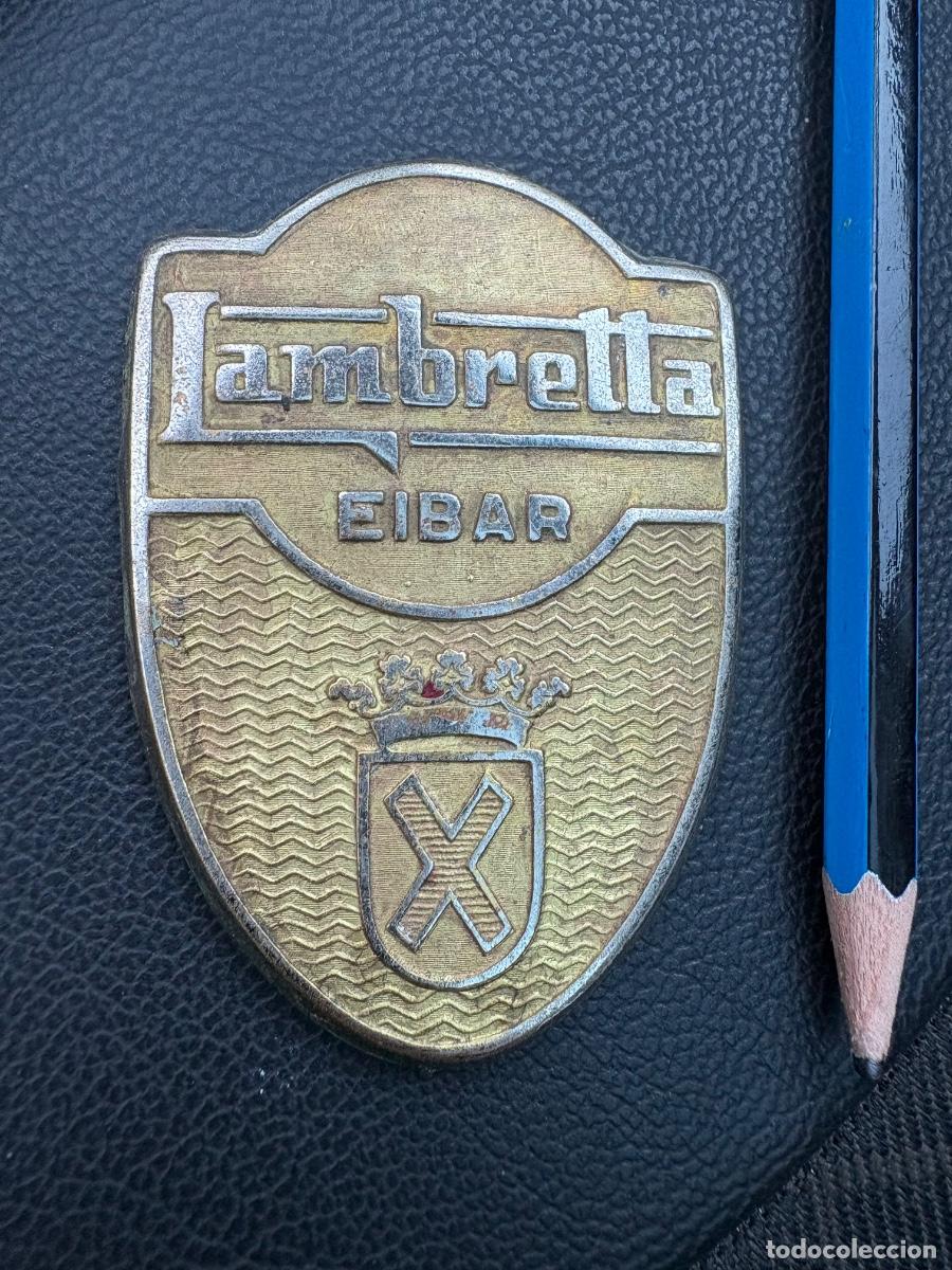 Colecionismo: PLACA O CHAPA. LAMBRETTA EIBAR