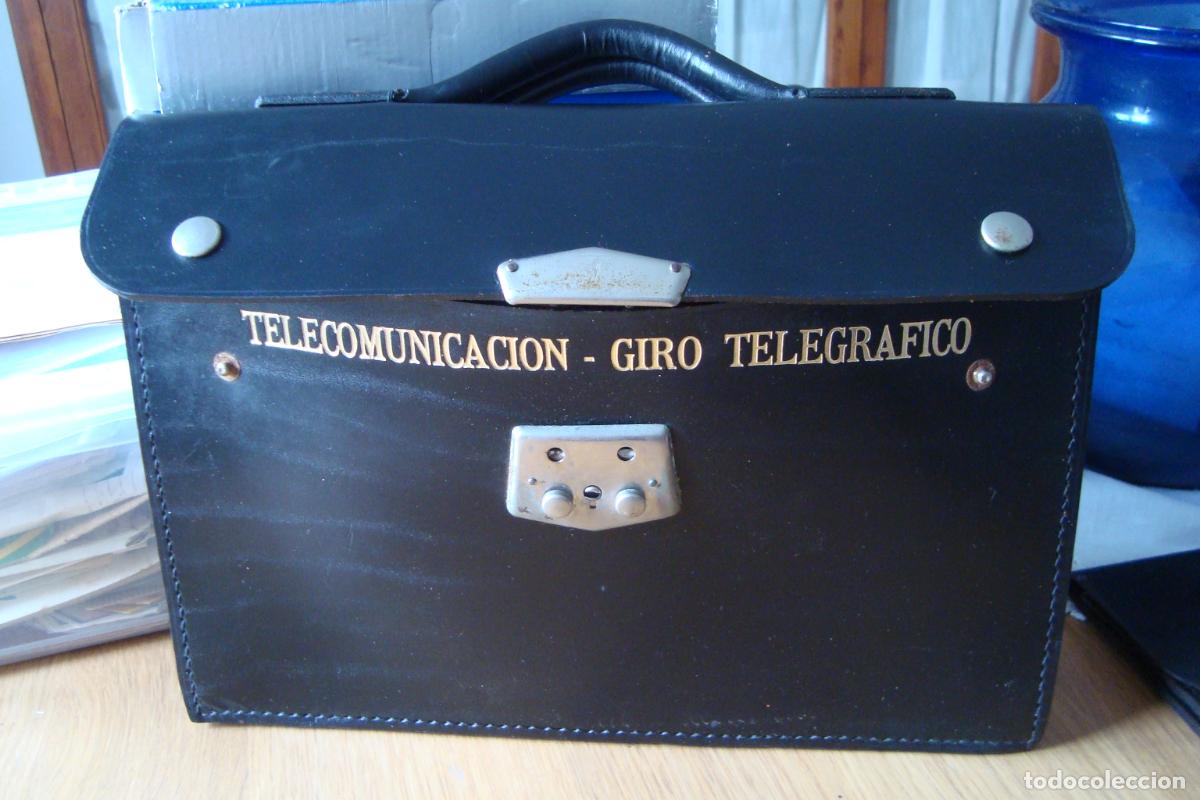 Coleccionismo: ANTIGUA CARTERA MALETIN REPARTIDOR TELECOMUNICACION - GIRO TELEGRAFICO CORREOS ESPA&Ntilde;A A&Ntilde;OS 60?