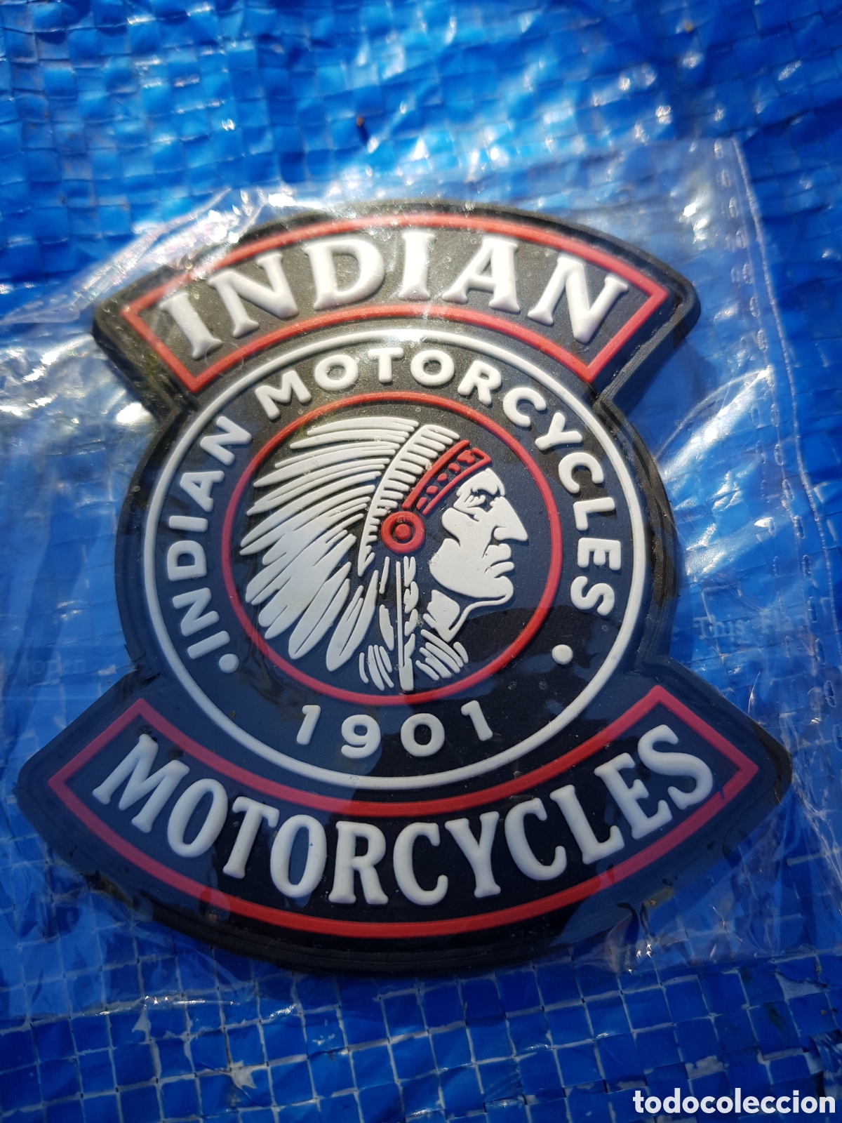 Coleccionismo: PARCHE INDIAN MOTORCYCLES CON VELCRO