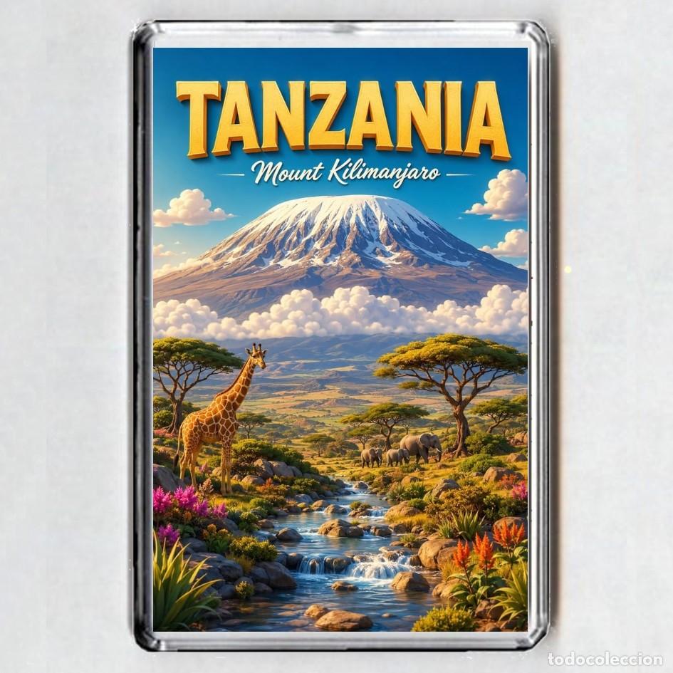 Coleccionismo: iMAN ACRILICO NEVERA - TANZANIA