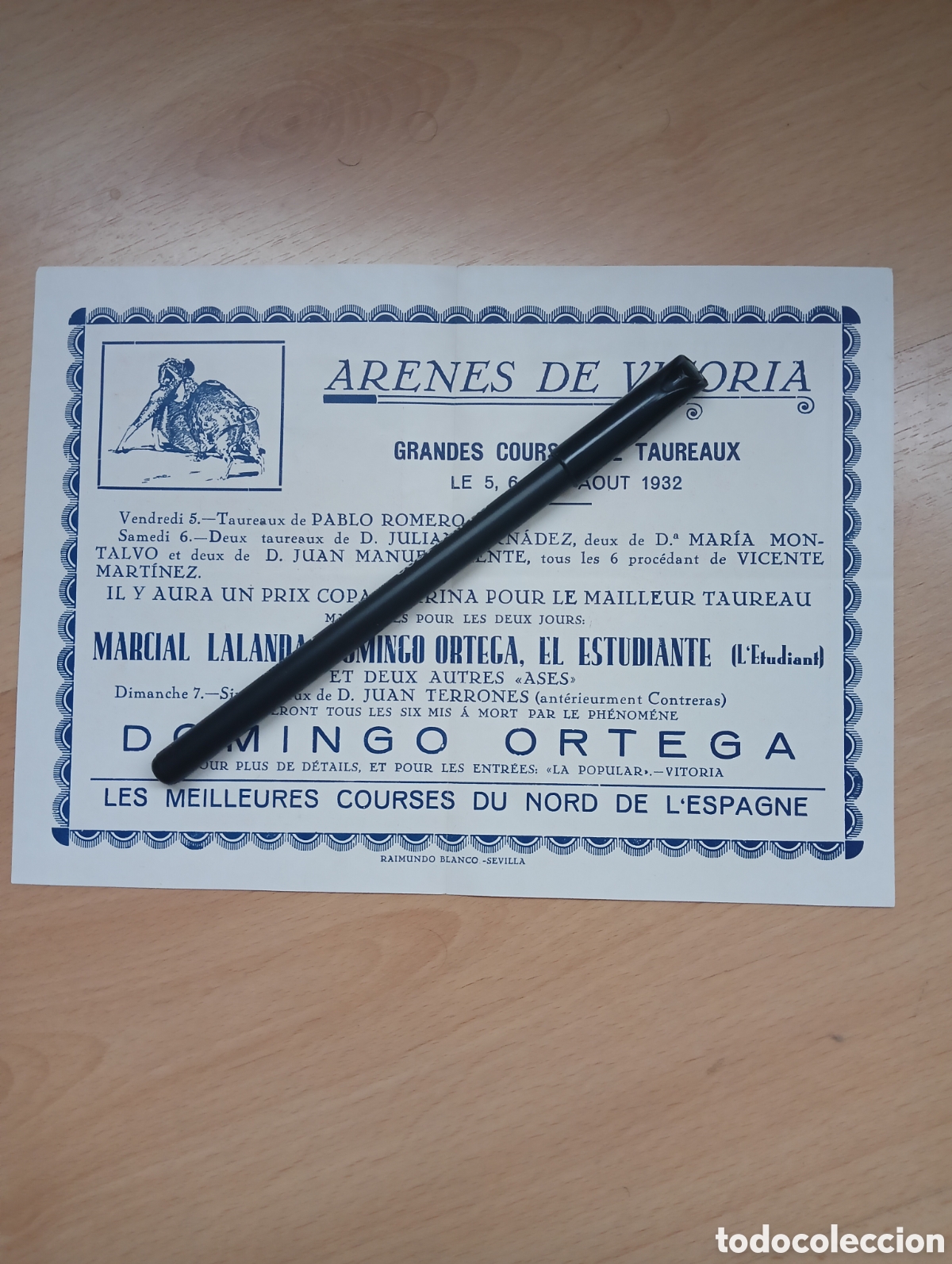 Coleccionismo: Programa Plaza de toros de Sevilla. Agosto 1932. - Foto 2