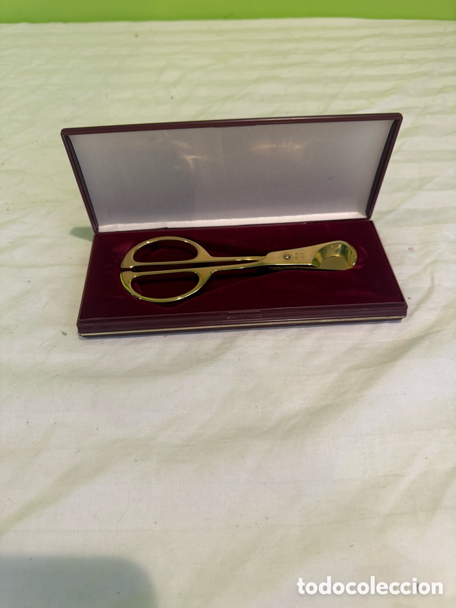 Sammeln: Antiguo Cortapuros de Tijera Solingen Germany &ndash; A&ntilde;os 50-70 &ndash; Estuche