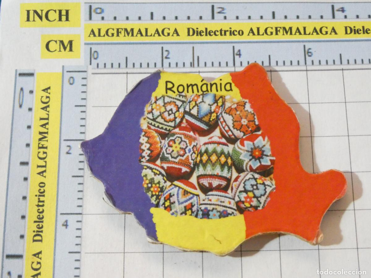 Collectionnisme: IM&Aacute;N DE NEVERA. SOUVENIR RECUERDO. RUMAN&Iacute;A MAPA BANDERA