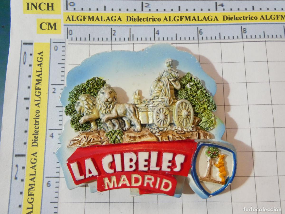 Coleccionismo: IM&Aacute;N DE NEVERA. SOUVENIR RECUERDO. MADRID ESTATUA FUENTE DE LA CIBELES