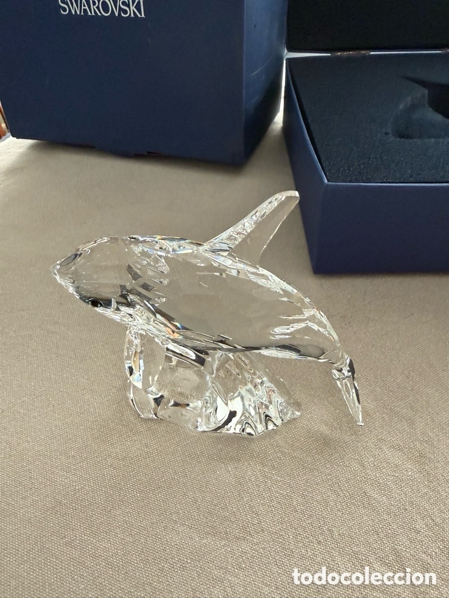 Coleccionismo: Swarovski Orca Ref. 622939 Figura de Cristal con Caja Original