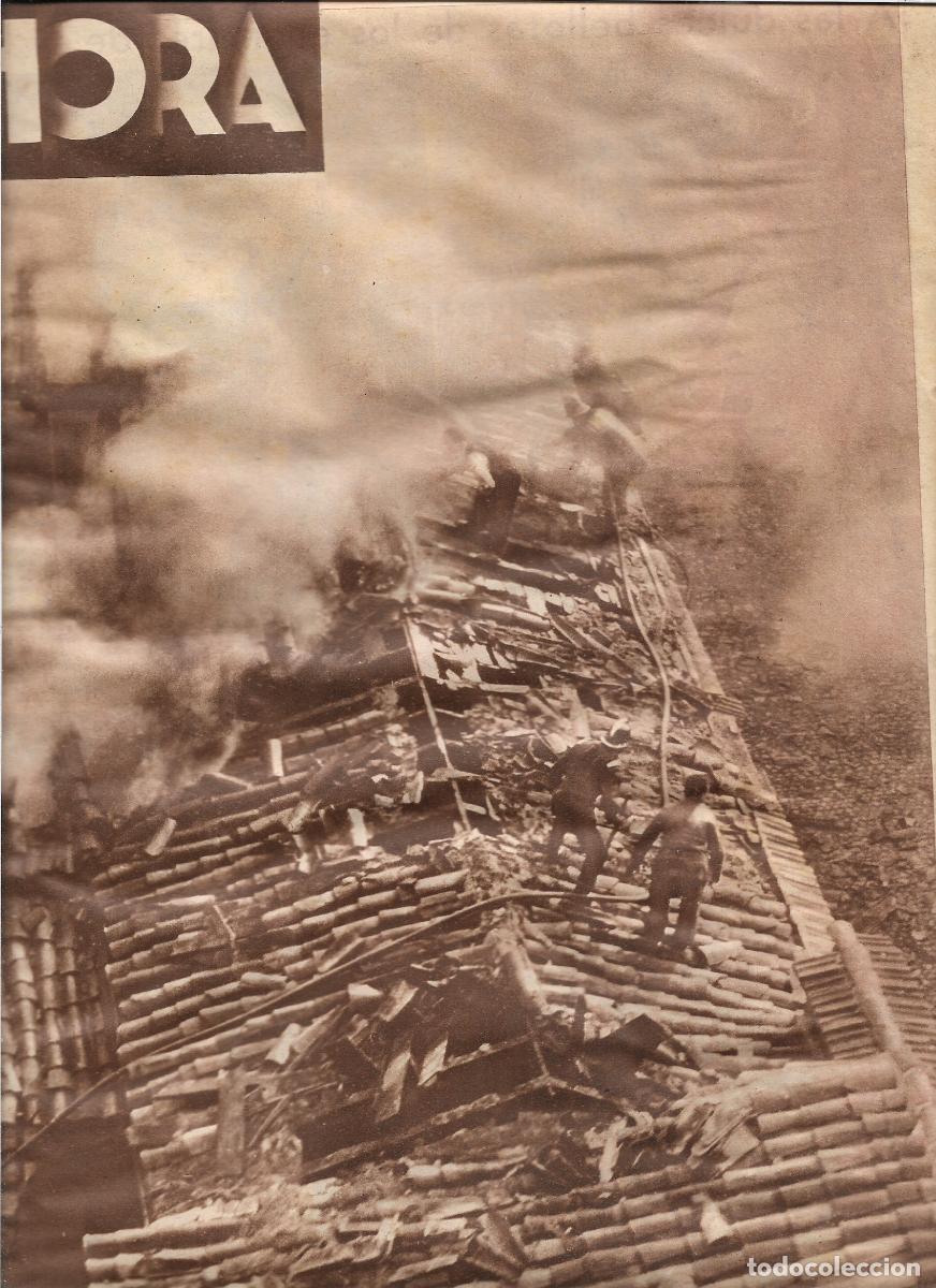 Coleccionismo: A&Ntilde;O 1933 RECORTE PRENSA MADRID INCENDIO DOS TALLERES EBANISTERIA RIBERA DE CURTIDORES BOMBEROS