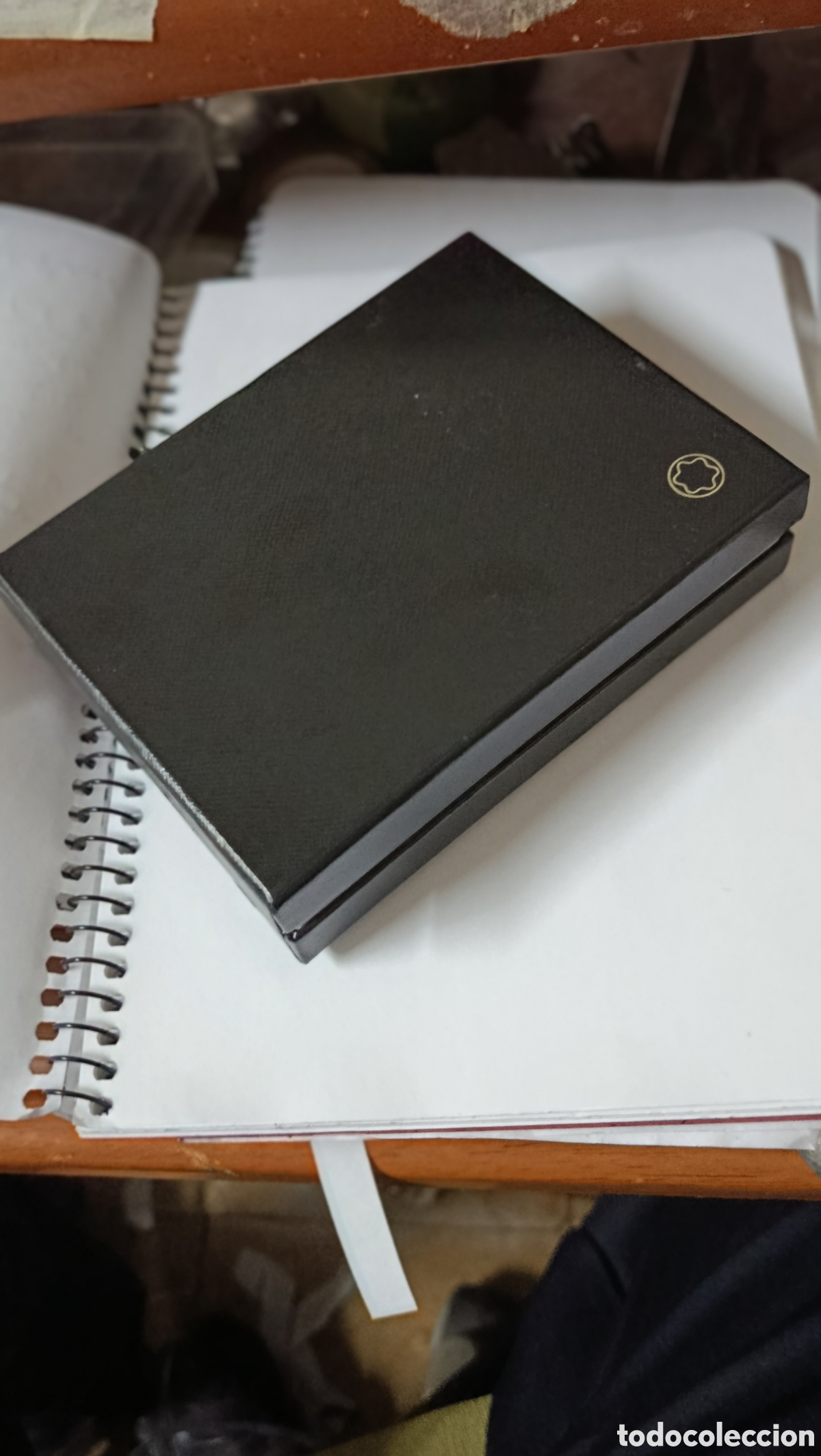 Coleccionismo: Caja vacia para cartera MONTBLANC 3,5 X 10 X 13 cm.