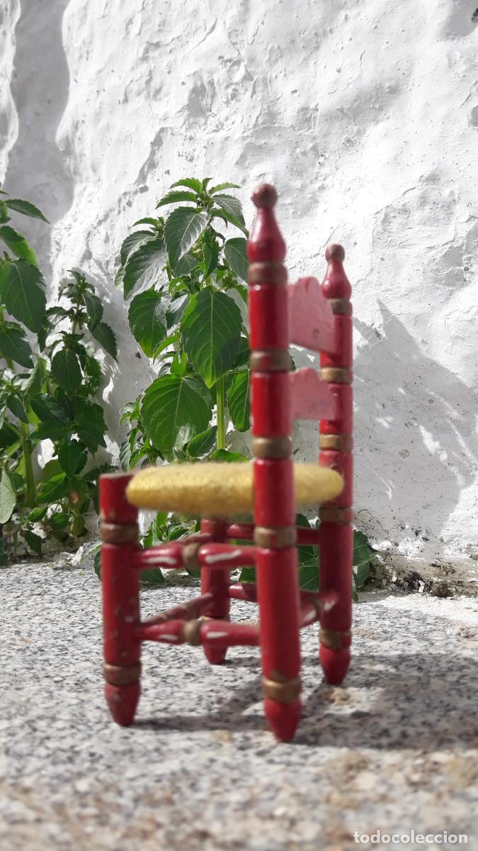 Collectionnisme: ARTESAN&Iacute;A: SILLITA FLAMENCA R&Eacute;PLICA DE LAS USADAS EN LA FERIA DE ABRIL DE SEVILLA. HECHA A MANO.