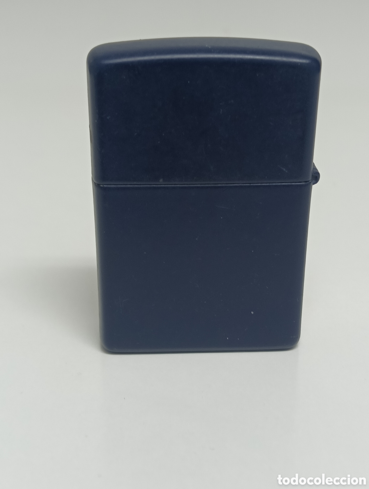 Coleccionismo: Zippo 2009 Azul S&iacute;mbolo At&oacute;mico - Foto 2