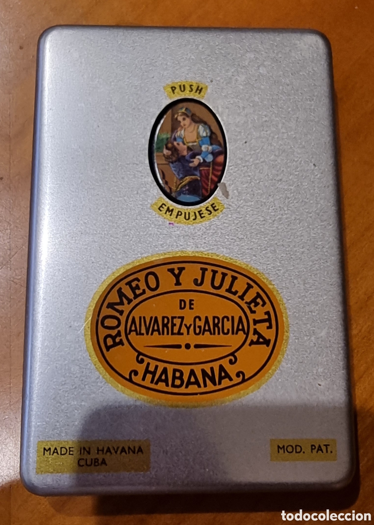 Coleccionismo: Caja de cinco puros Cuba Romeo y Julieta estuche original