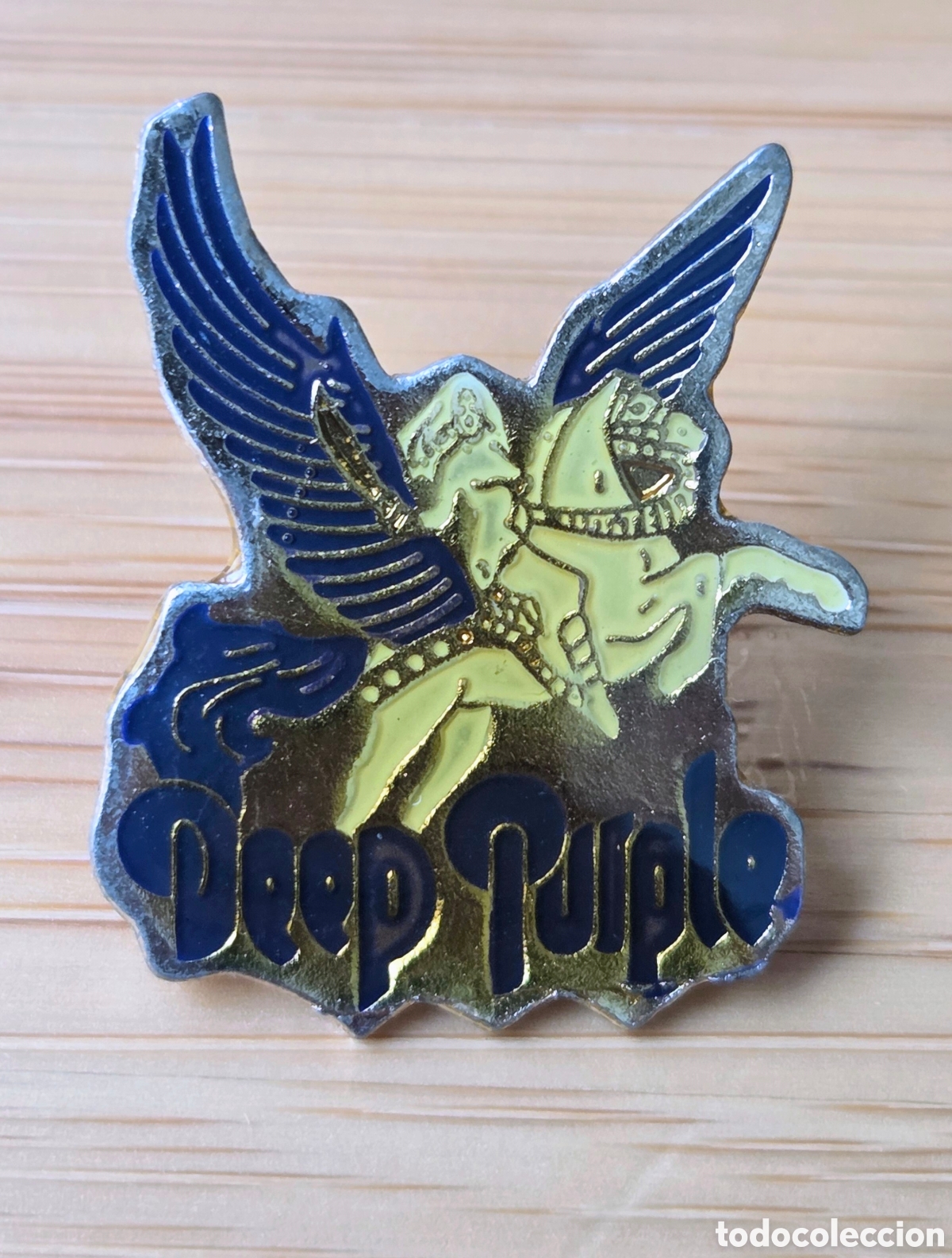 Coleccionismo: Pin Deep Purple. Vintage a&ntilde;os 80.
