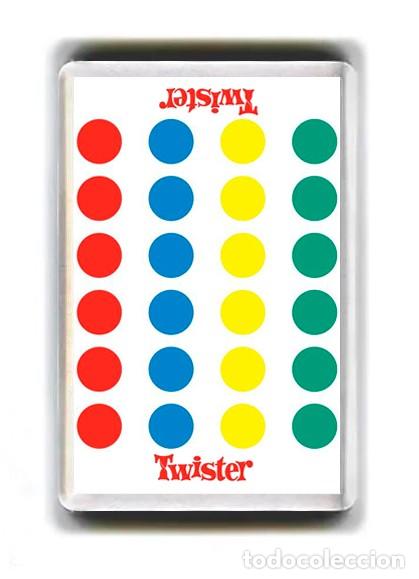Coleccionismo: IMAN ACRILICO NEVERA - JUEGO TWISTER