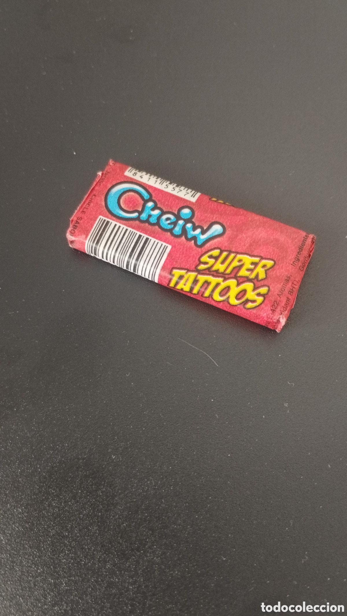 Coleccionismo: Cheiw tattoos chicle Damel con pegatina. Envoltorio con calcomania