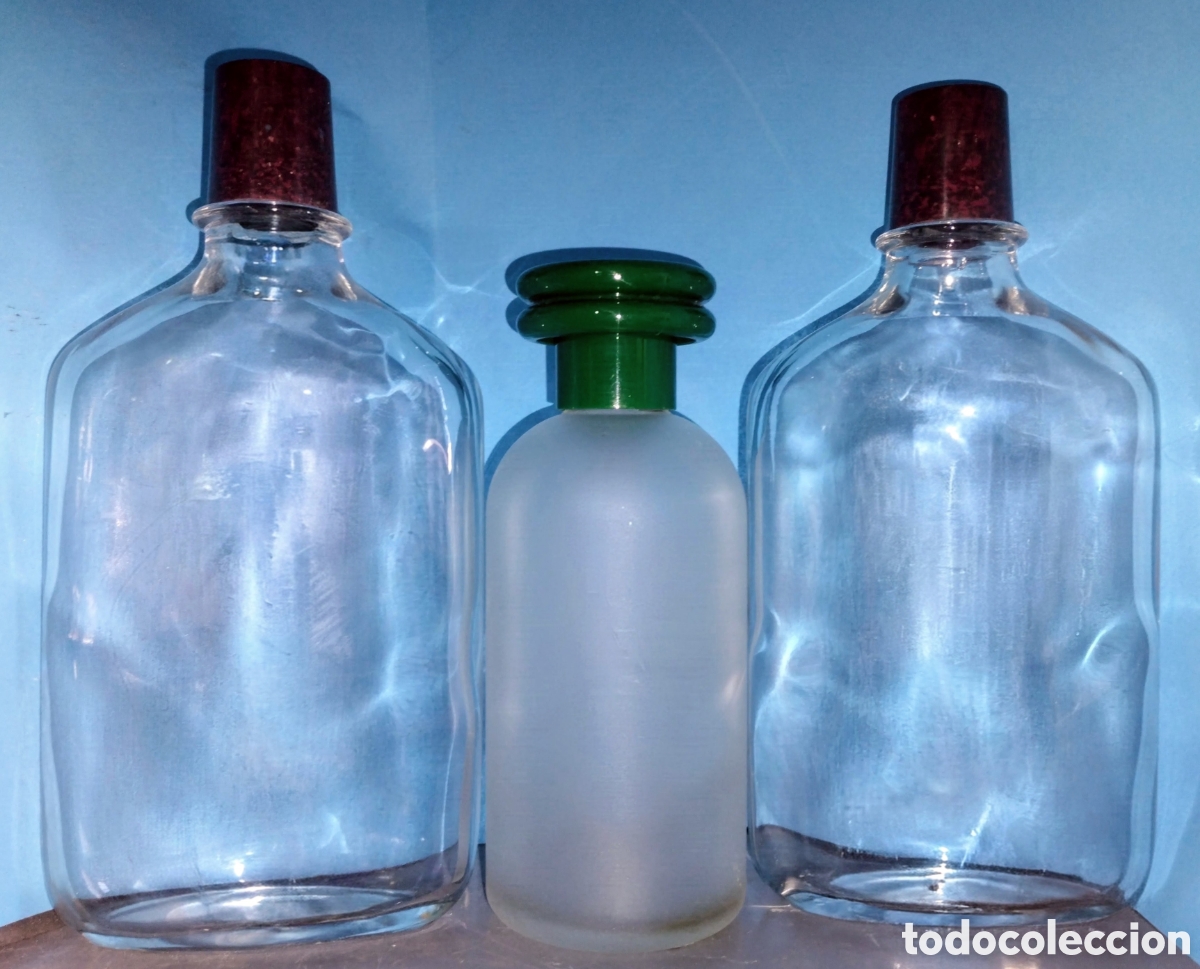 Coleccionismo: 3 ENVASES VINTAGE de CRISTAL: 2 FLOID+1 AU JEUNE SENTEURS FRA&Icirc;CHES L'OR&Eacute;AL PAR&Iacute;S todo EN BUEN ESTADO