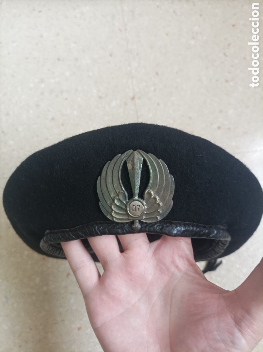 Coleccionismo: Boina Militar Italiana&rdquo;A.Setta&rdquo; Folgore 70,s 80,s Batall&oacute;n de infanter&iacute;a 37' Mecanizada &rdquo;R&aacute;vena&rdquo;