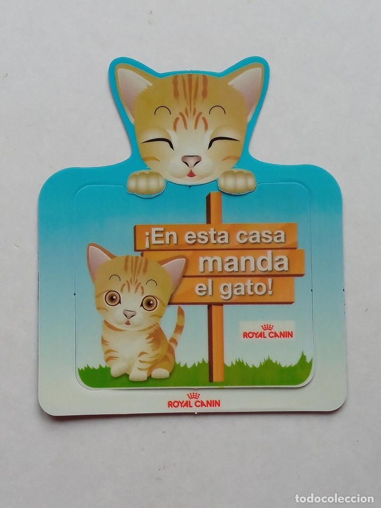 Coleccionismo: Im&aacute;n Nevera - Publicidad Royal Canin - En esta casa manda el gato