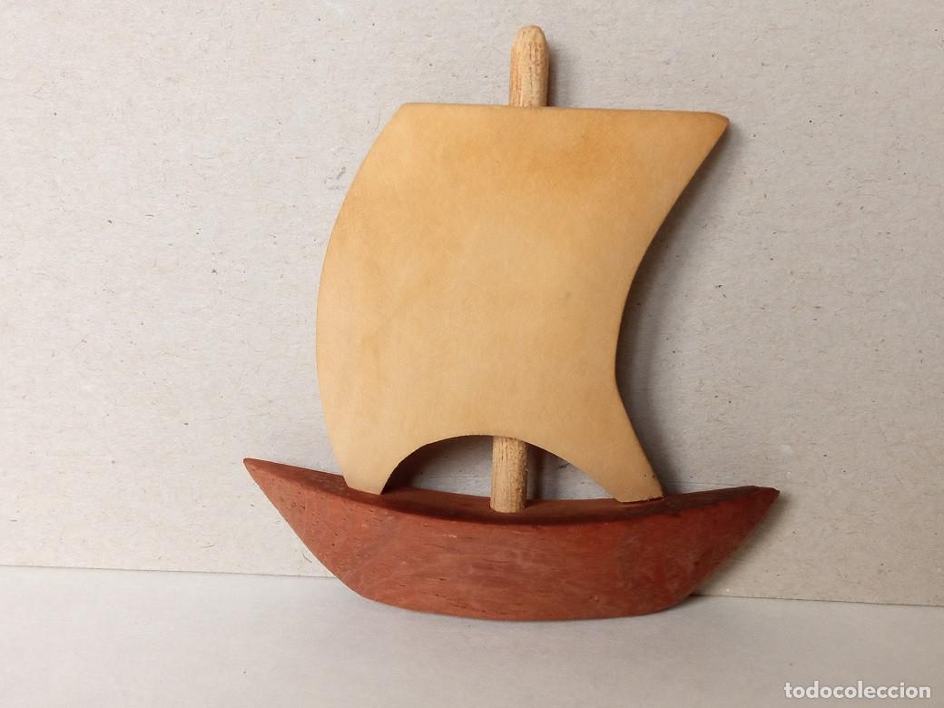 Coleccionismo: Im&aacute;n Nevera- Barco de Madera