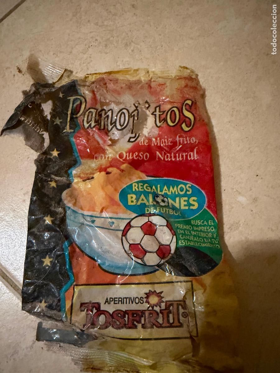 Coleccionismo: Envoltorio panojitos regalamos balones de f&uacute;tbol