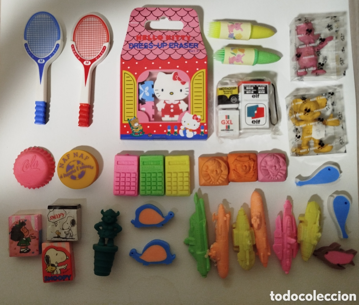 Coleccionismo: Colecci&oacute;n de gomas de borrar retro