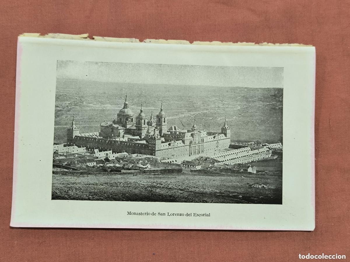 Colecionismo: L&aacute;mina Antigua Monasterio de El Escorial &ndash; Fotograbado San Lorenzo Coleccionismo