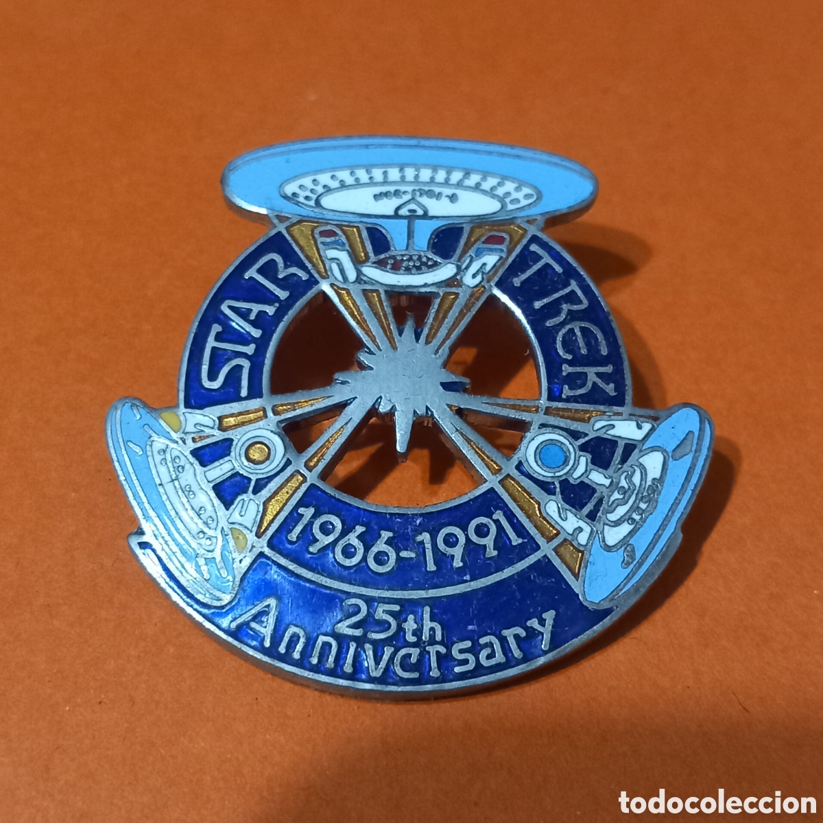 Coleccionismo: INSIGNIA-PIN STAR TREK 25th ANIVERSARIO(1966-1991)COMO NUEVO
