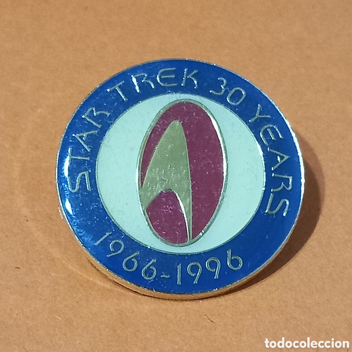 Coleccionismo: INSIGNIA-PIN LOGO STAR TREK 30th ANIVERSARIO(COMO NUEVO)3cm