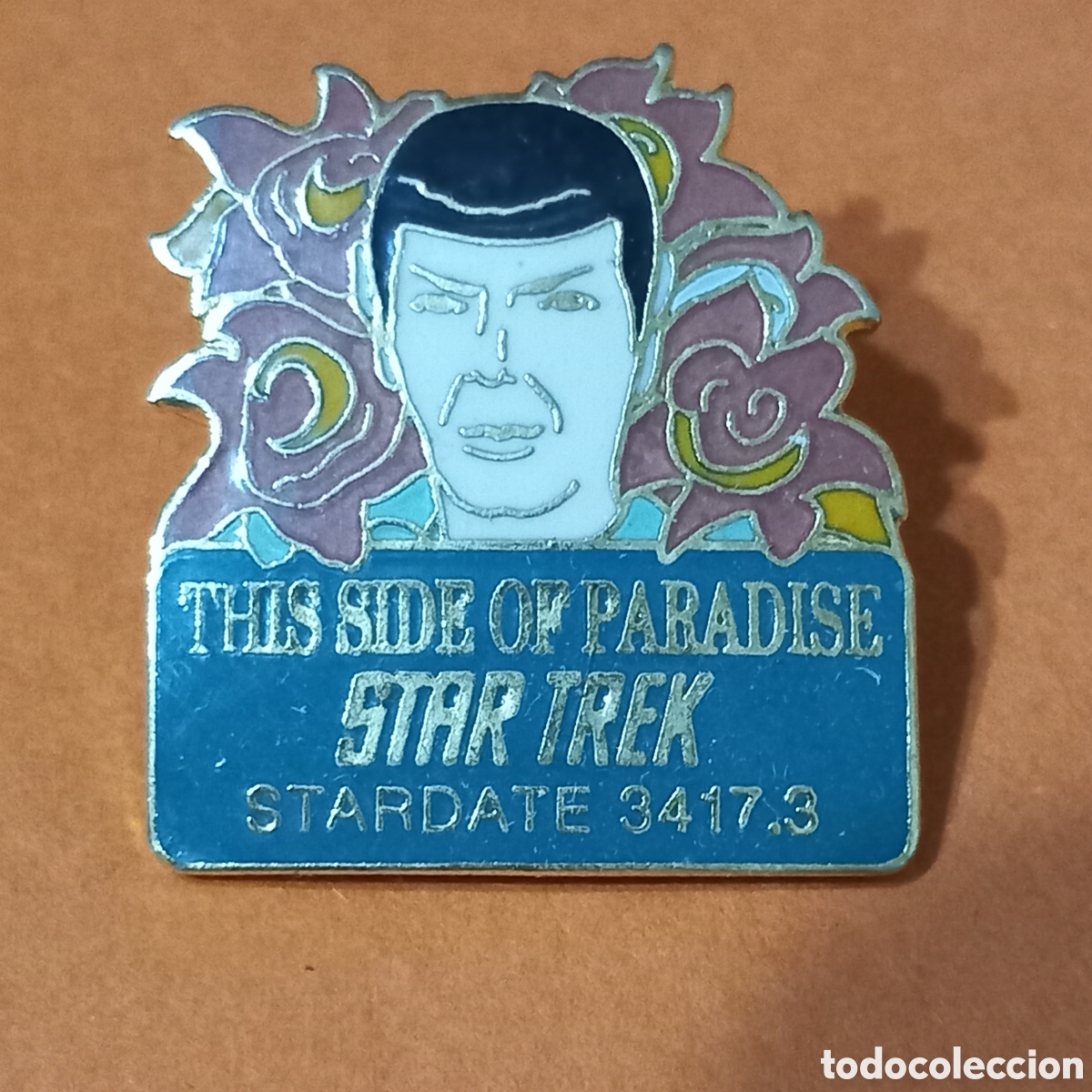 Collezionismo: COMANDANTE SPOCK/THE HOLLYWOOD PINS 1991(COMO NUEVO)&times;,5cm