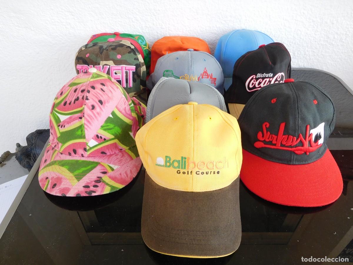 Coleccionismo: LOTE DE 10 GORRAS ,VARIOS COLORES.