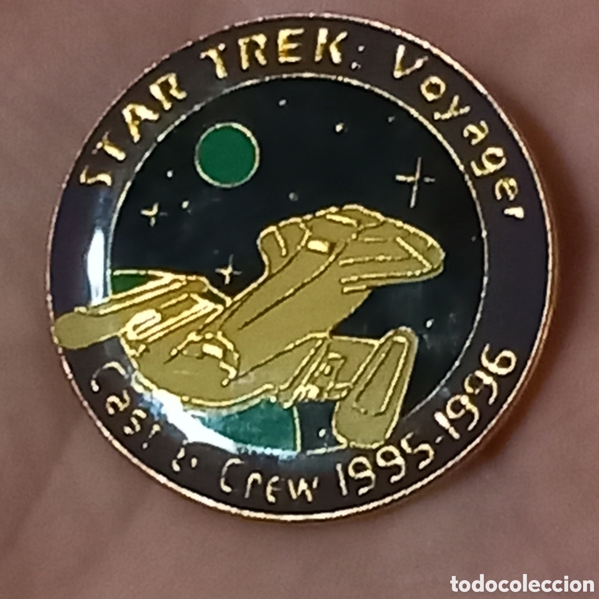 Coleccionismo: ISGNIA-PIN STAR TREK CAST &CREW 1995-1996 THE HILLYWOOD PINS(COMO NUEVO)3cm
