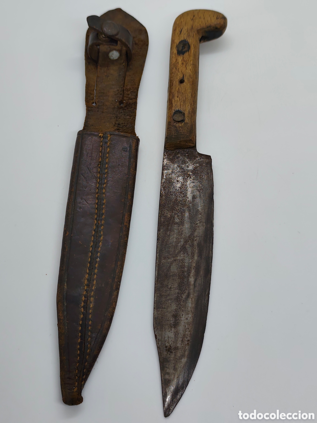 Coleccionismo: Antiguo Cuchillo Hecho a mano - Foto 2