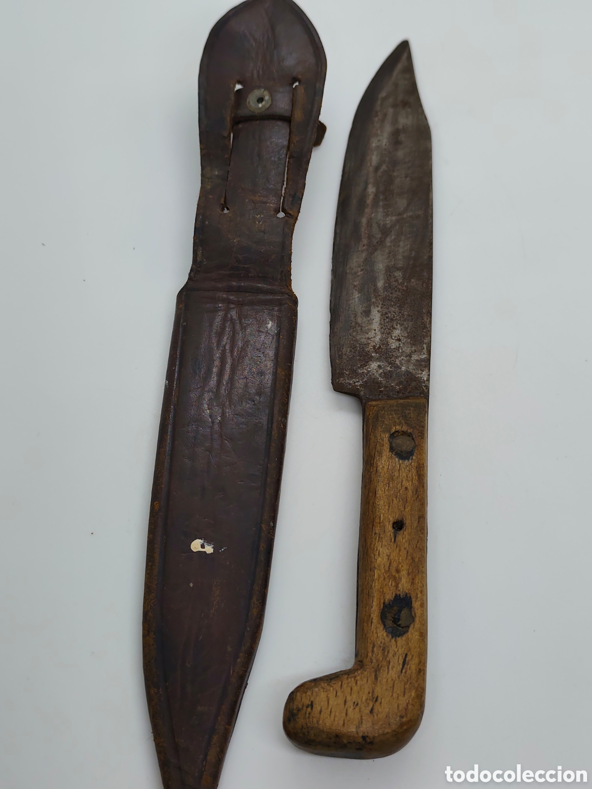 Coleccionismo: Antiguo Cuchillo Hecho a mano - Foto 3
