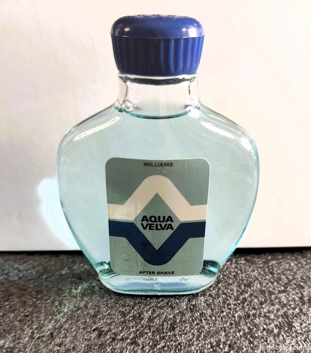 Colecionismo: Williams Aqua Velva &ndash; After Shave cl&aacute;sico &ndash; Presentaci&oacute;n completa con caja y frasco originales
