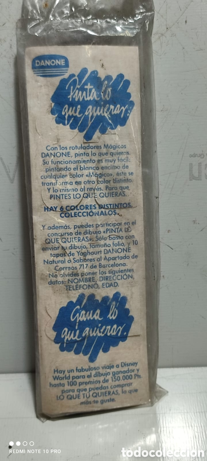 Coleccionismo: Danone, rotuladores m&aacute;gicos en su blister - Foto 4