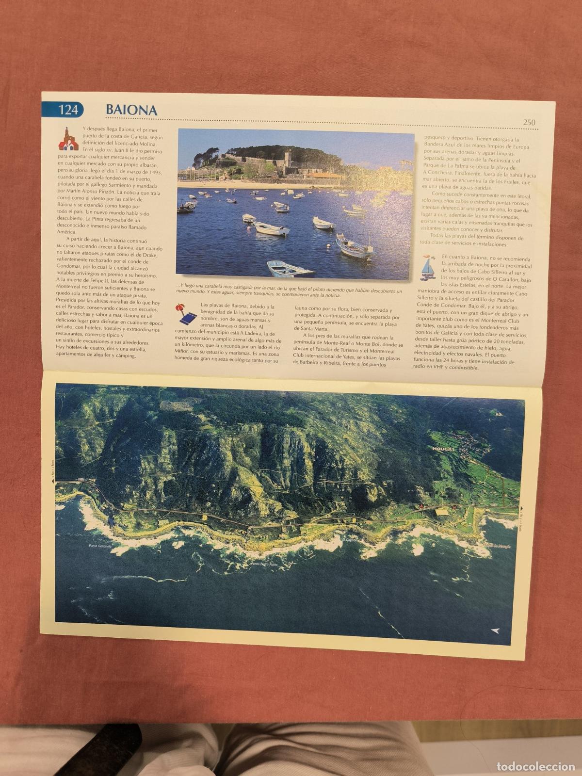 Collectionnisme: El Litoral de Galicia Vistas A&eacute;reas Baiona y Mougas-oia L&aacute;mina Fasc&iacute;culo
