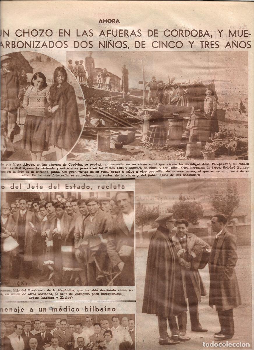 Coleccionismo: A&Ntilde;O 1933 RECORTE PRENSA LUIS ALCALA ZAMORA HIJO DEL PRESIDENTE REPUBLICA RECLUTA SOLDADO