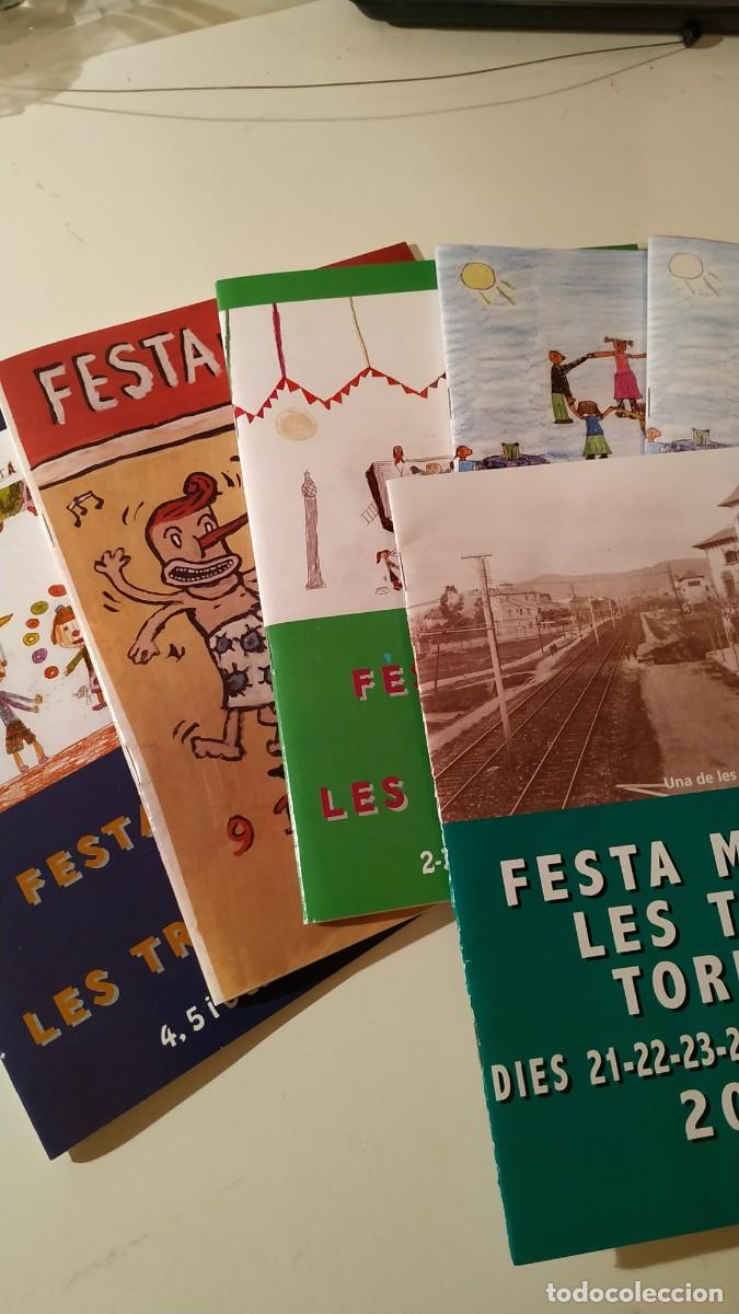 Coleccionismo: 9 PROGRAMAS FESTA MAJOR A LES TRES TORRES - Foto 3