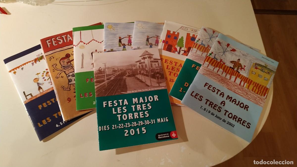 Coleccionismo: 9 PROGRAMAS FESTA MAJOR A LES TRES TORRES - Foto 4