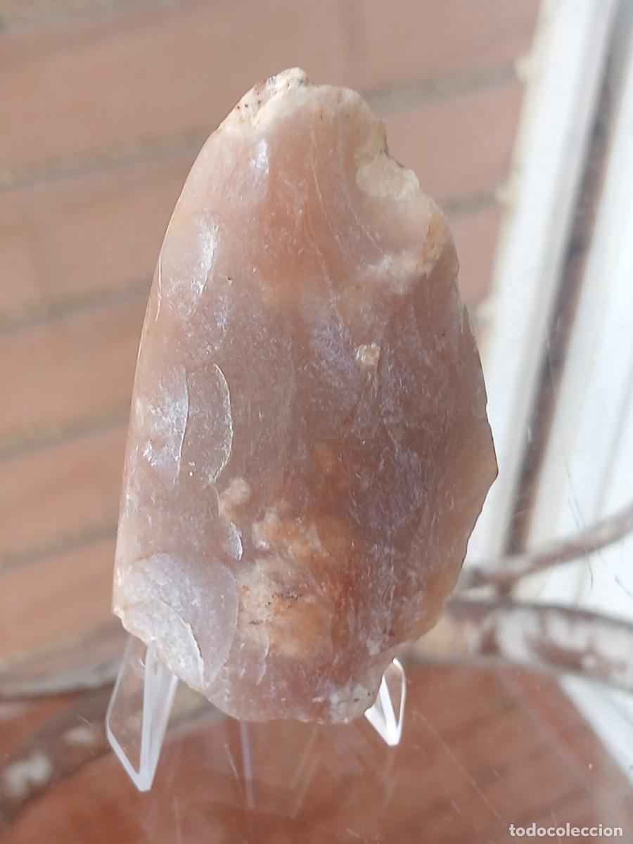 Collezionismo: NEOLITICO MEDIO - CUCHILLO RASPADOR.8 CMS- LOTE 148/4