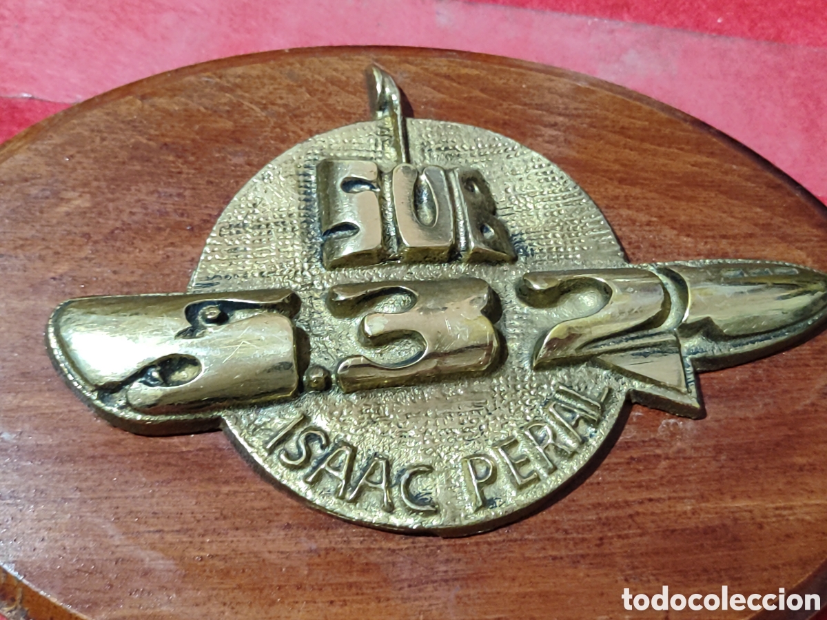 Coleccionismo: Original metopa Submarino SUB 32 ISAAC PERAL - Foto 2