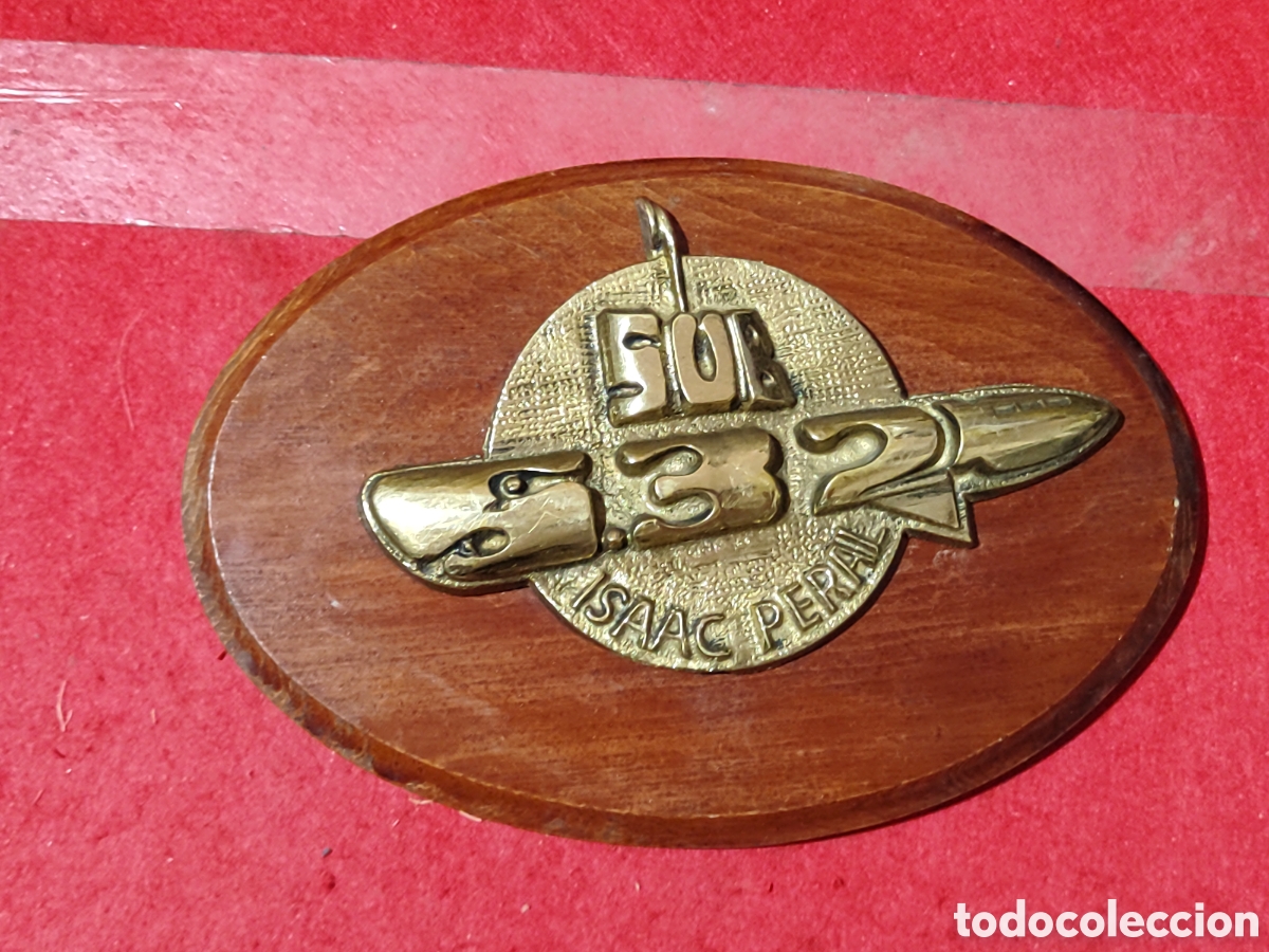 Coleccionismo: Original metopa Submarino SUB 32 ISAAC PERAL - Foto 1