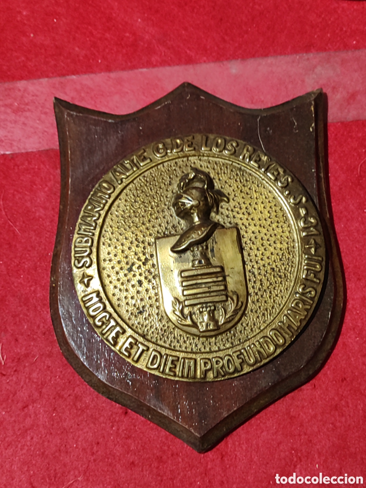 Collezionismo: Original metopa Submarino Alte G. De los Reyes S 31