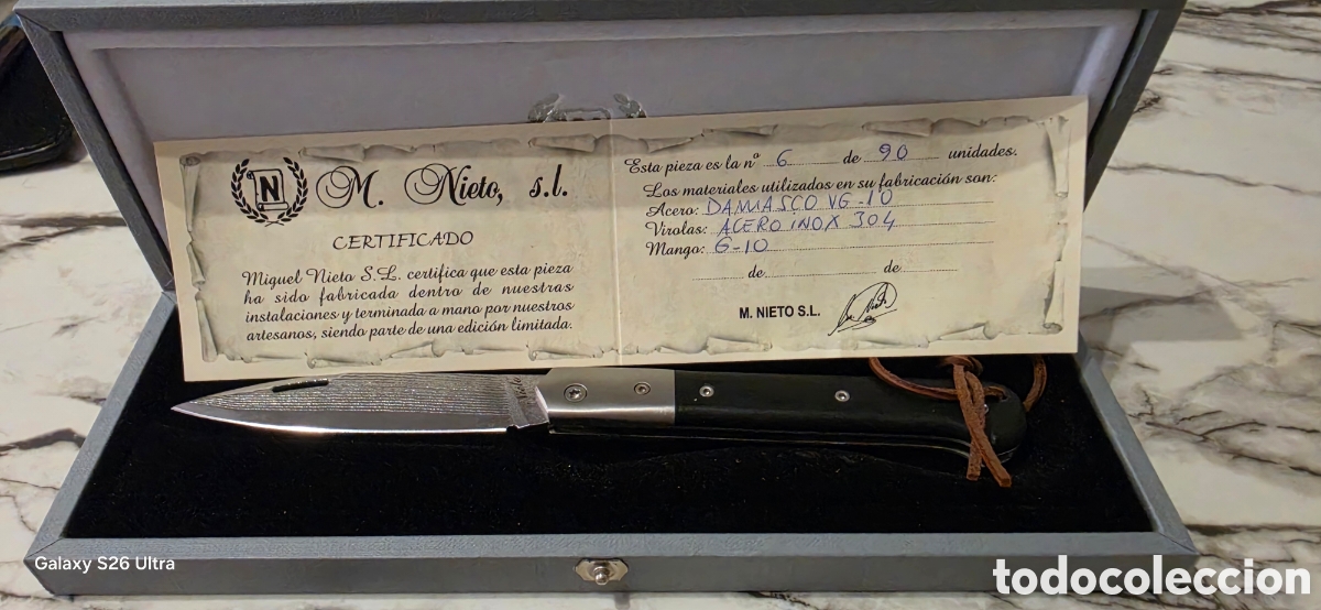 Collectionnisme: Navaja Nieto Edici&oacute;n Limitada.