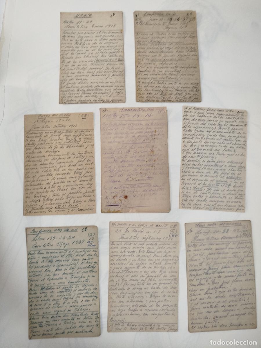 Collectionnisme: Lote 9 sermones manuscritos