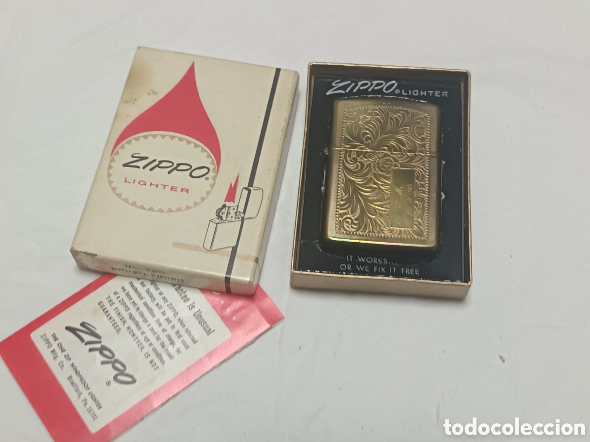 Collecting: VINTAGE, ZIPPO ORIGINAL, MECHERO A GASOLINA